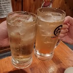 元祖台湾もつ鍋仁 - 乾杯♪