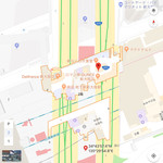 BW STATION - 正確な地図。地下鉄新大阪駅(北東改札)とJR(新幹線改札口)を結ぶ通路のど真ん中にある。
