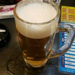 焼鳥 日高 - 生ビール（一番搾り）320円