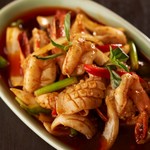 Talay Pad Prik Pao / Stir-fried Seafood with sweet and spicy chili paste