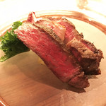 ワイン カルコス - Ａ５黒毛和牛リブロースステーキアップ♡