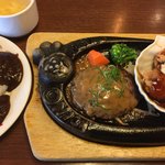 トマト＆オニオン - 日替りハンバーグランチ755円(2018.01)