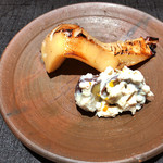 竹ざき - 6:真魚鰹の幽庵焼 渋栗の白和え