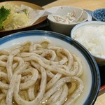 うどん 讃く - 季節のうどんセット 800円