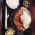 キセキ食堂 - 牛タンステーキ定食