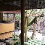 かふぇ楊梅亭 - 店内からの眺め