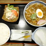 中村料理店 - カレーうどん定食＠900