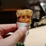 てんぷら　成生 - 筍の天ぷら、下処理は殆んどせず。。
      そのままの姿でしたが、凄く美味✨