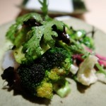 てんぷら　成生 - 箸休めのサラダ