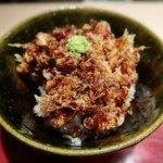 てんぷら　成生 - 〆は天丼を選択