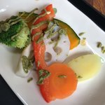 鹿原 - 小鉢の野菜