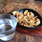 鹿原 - 地鶏の皮と芋お湯