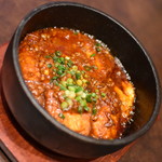 Bankoden - 四川麻婆豆腐鉄板仕上げ（１，２８０円＋税）２０１８年１月