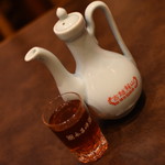 盤古殿 - 紹興酒　かめだし１合（８５０円＋税）２０１８年１月