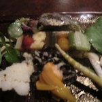 六雁 - 朝摘み野菜と季節野菜の煮こごり