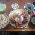 鶏みぞれ和え定食　５００円