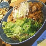 個室居酒屋 泳ぎイカ×もつ鍋 九州料理 弁慶 - 【焼き物】豚バラ肉と玉ねぎのバター醤油焼き(2018.01.17)