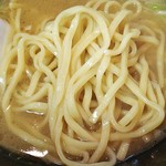 拉麺ぼうず - 製麺所不明。ツルツルしてました。