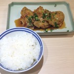 四谷 政吉 - 〆は小ライス100円と牡蠣天バターで