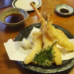 鳴門水産 - 【春限定】蟹と海老の天ぷら　2011.05訪問