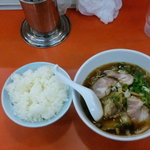 漢斗利 - ラーメン（４６０円）とご飯（１３０円）