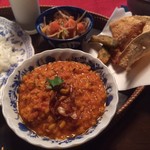 チャイハナ海花 - ダルのカレー、サモサ