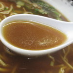 丸高中華そば - スープ