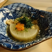 よし梅 人形町本店 - あさりと大根の炊いたもの(18-01)