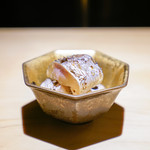 銀座 盡 - 黄金アジの海苔〆