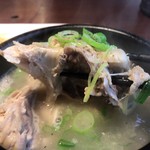 千ちゃん - 半参鶏湯定食 1,180円 スープ旨し！ 肉多し！