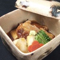 九条葱と真鴨の冶部煮