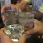 すみや - 3人カウンターで乾杯