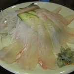 すみや - 天然平目刺し750円