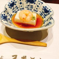 スギモト 本店 - すき焼きランチに付いてくる胡麻豆腐‼