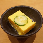 Konakara - お通し　チーズの寒天