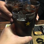 牛もつ鍋専門店 鍋秀 - まずはコーラで乾杯〜☆