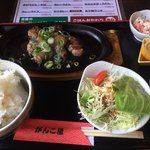 旬彩 がんこ屋 - サイコロステーキ定食