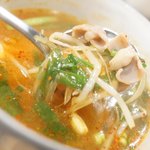 ホルモンと日本酒 ホルモン屋かねちゃん - ホルモン入り