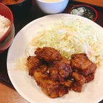 もりかけ庵 - 鶏から揚げ定食