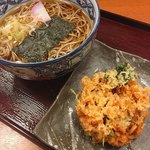 Morikake An - 桜海老かき揚げ蕎麦