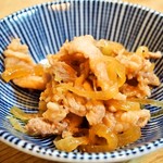 Uokatsu Sushi - 付き出し（豚の生姜焼き）