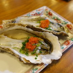 割烹あそ - 生牡蠣：大ぶりで磯の香りも濃厚