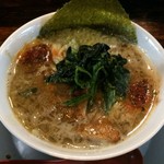ラーメン ヤスオ - ラうどん（太麺） 130グラム ニンニクショウガ 700円