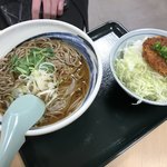 Yoneyama Sa-Bisueria No Borisen Fu-Doko-To - かけ蕎麦・タレカツ小丼