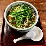 泰明庵 - 肉せりそば