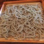 手打蕎麦 じゆうさん - せいろ(900円).  十割