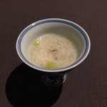 茶禅華 - 鶏出汁の奈良のそーめん