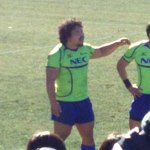 秩父宮ラグビー場 売店 - ボクの大好きなNECタキザワさん。