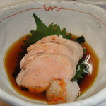 楽座 - 鮟肝　（ある日のお通し）