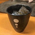 純豚骨ラーメン鶯 - 庭のうぐいす（ロックソーダ割り）